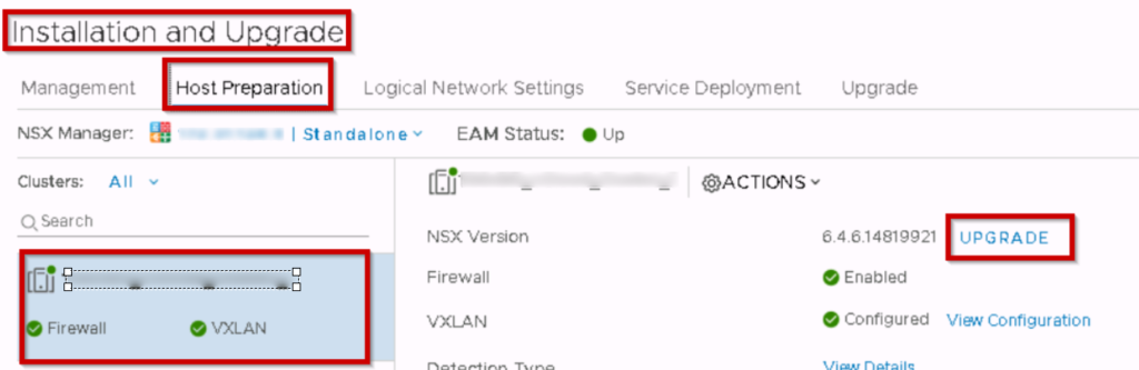 upgrading NSX-V to 6.4.13