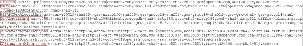 Disable diffie-hellman-group1-sha1 for SSH