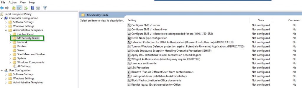 Disable SMBv1 client driver in Windows