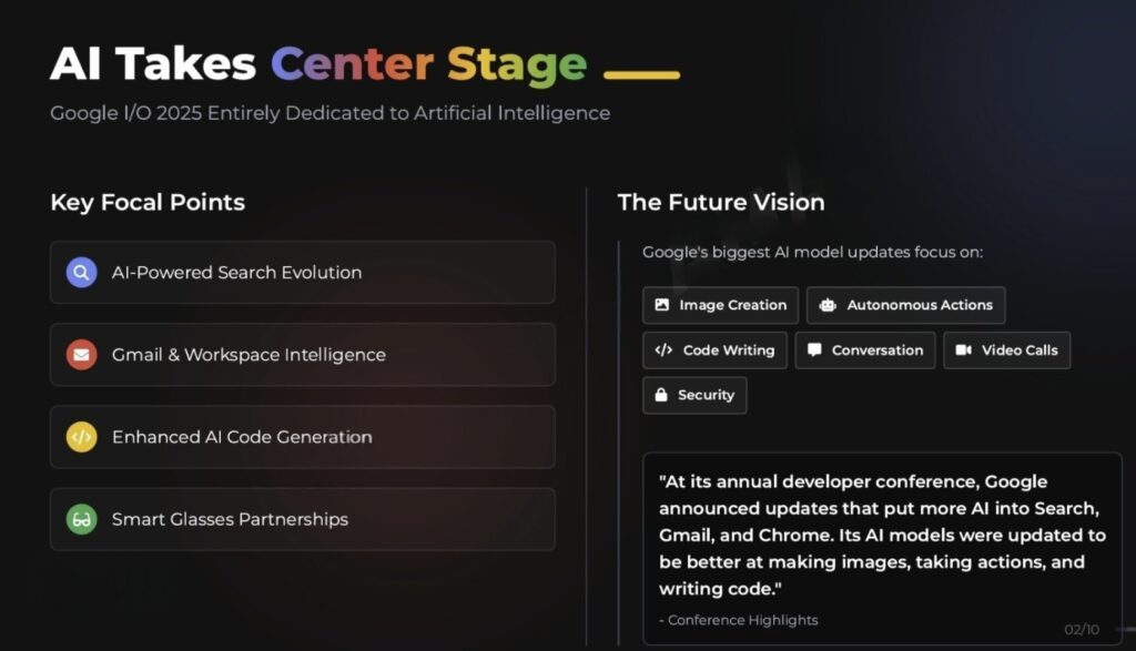 Google IO 2025 highlights